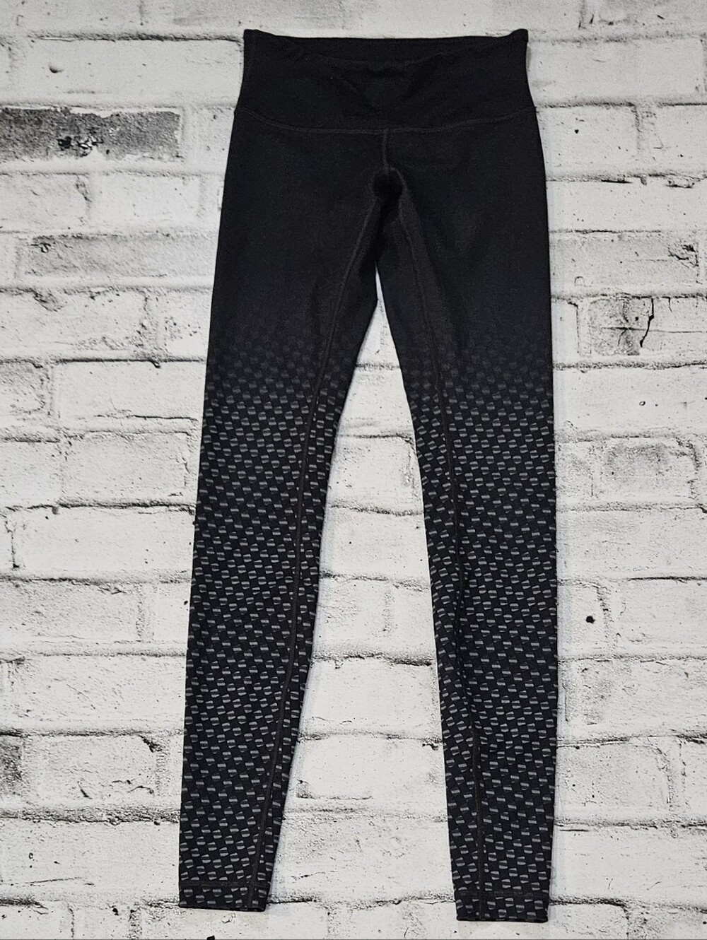 Lululemon Black Reflective Dot Full Length Running Leggings